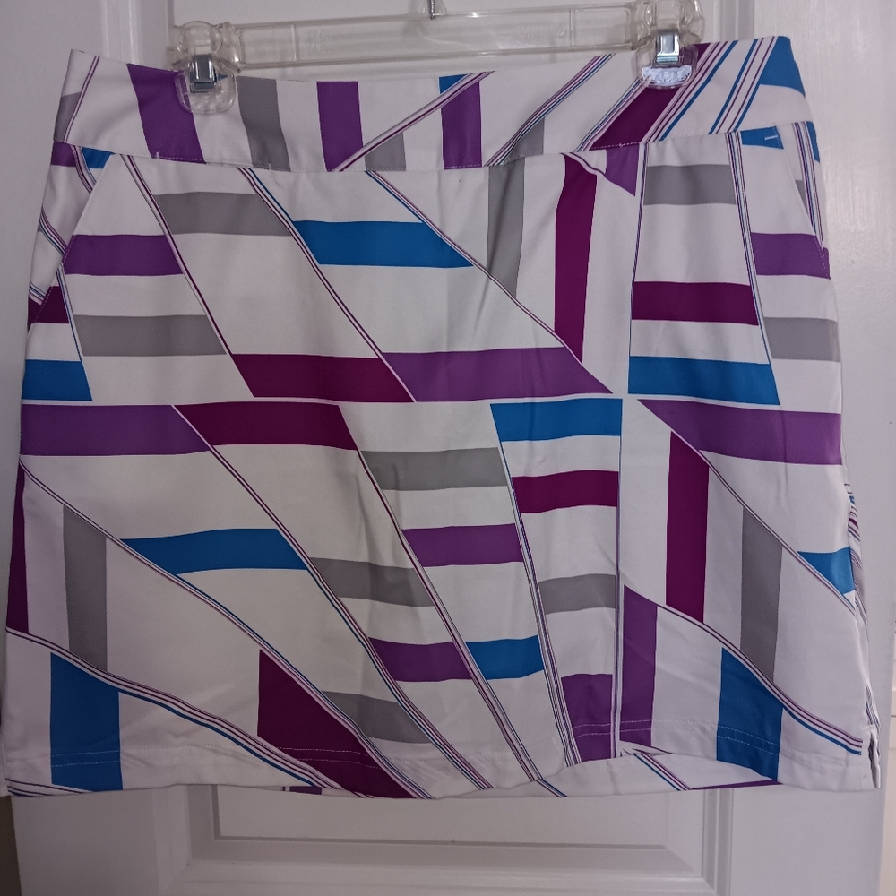 Adidas Geometric Patterned Skirt
